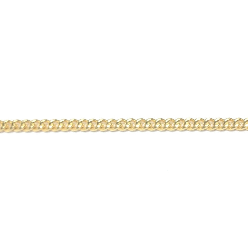 Gold Tone Plated Chain Brass Curb (1 foot)