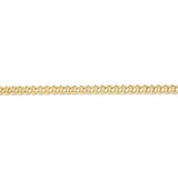 Gold Plated Chain Brass Curb (1 foot)