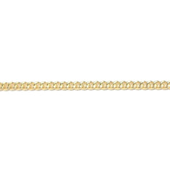 Gold Plated Chain Brass Curb (1 foot)