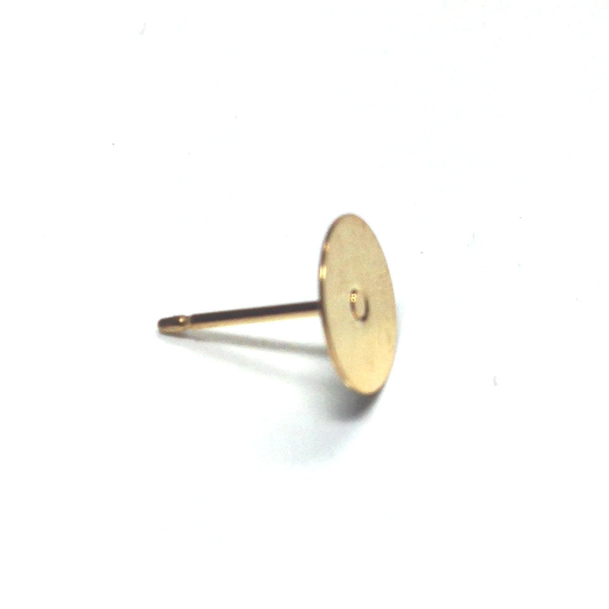 6MM Gold Pad With Post (144 pieces)