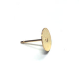 10MM Gold Pad With Post (144 pieces)