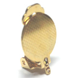 15MM Pad Special Earclip With Loop Gold (144 pieces)
