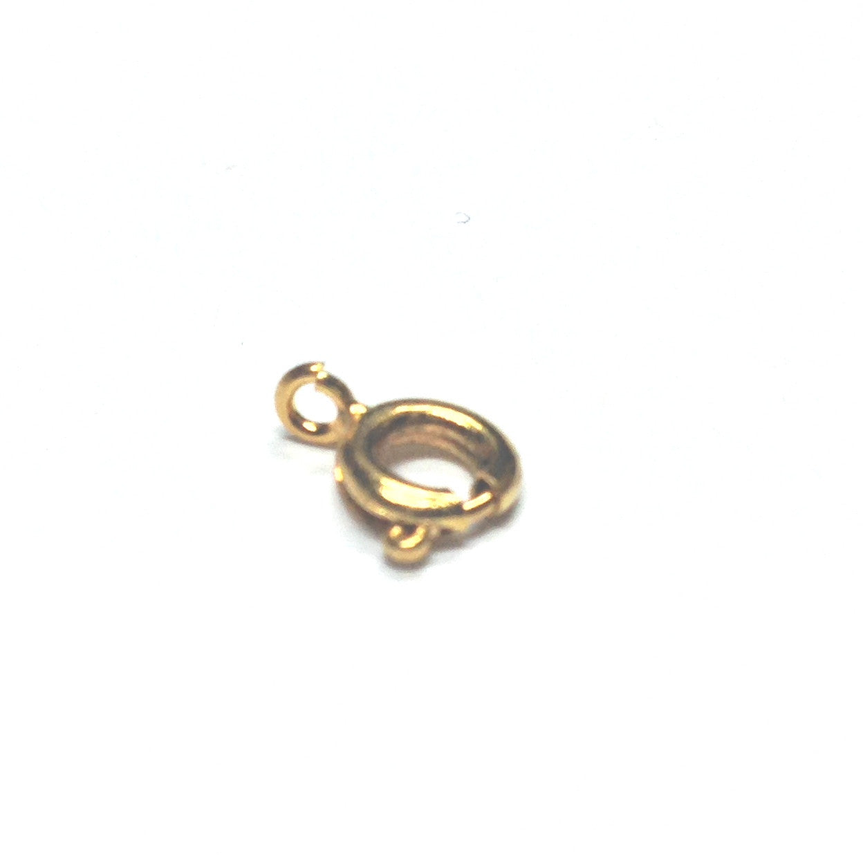 6MM Spring Ring Gold Plate (144 pieces)