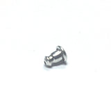 5.25X6.5MM Rhodium Barrel Ear Nut With Surgical Back 2 Gross (~288 pieces)