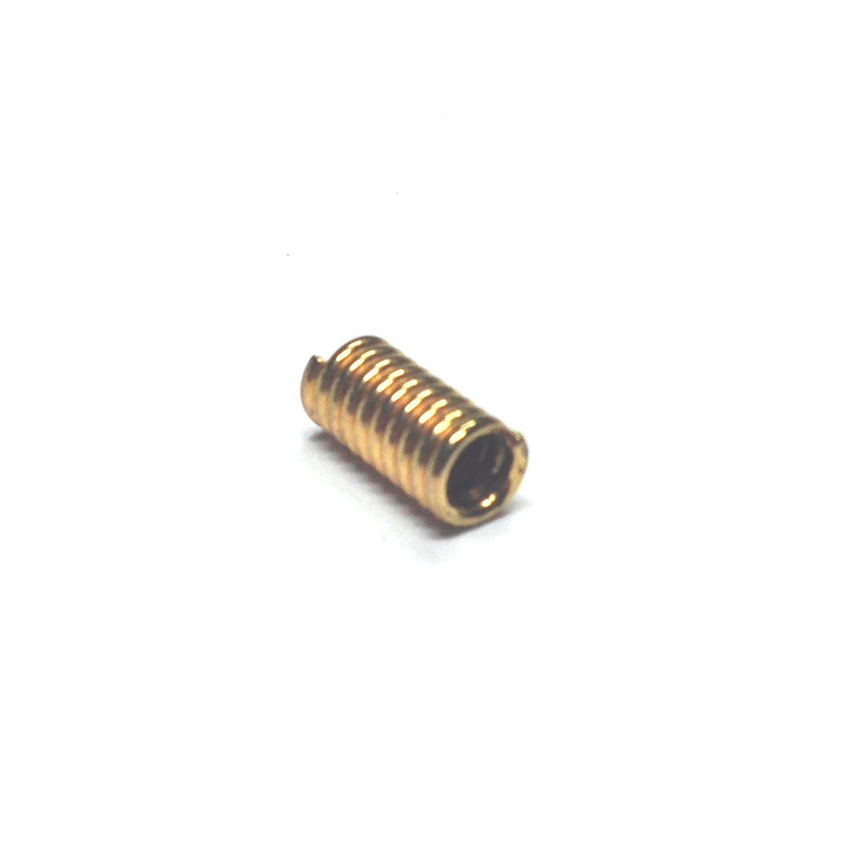 6X4MM Goldtone Spring With 2MM Hole (144 pieces)