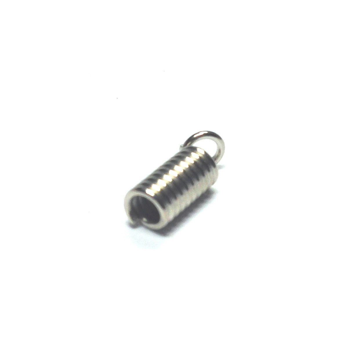 7X4MM Nickel Spring With Loop 2MM Opening (144 pieces)