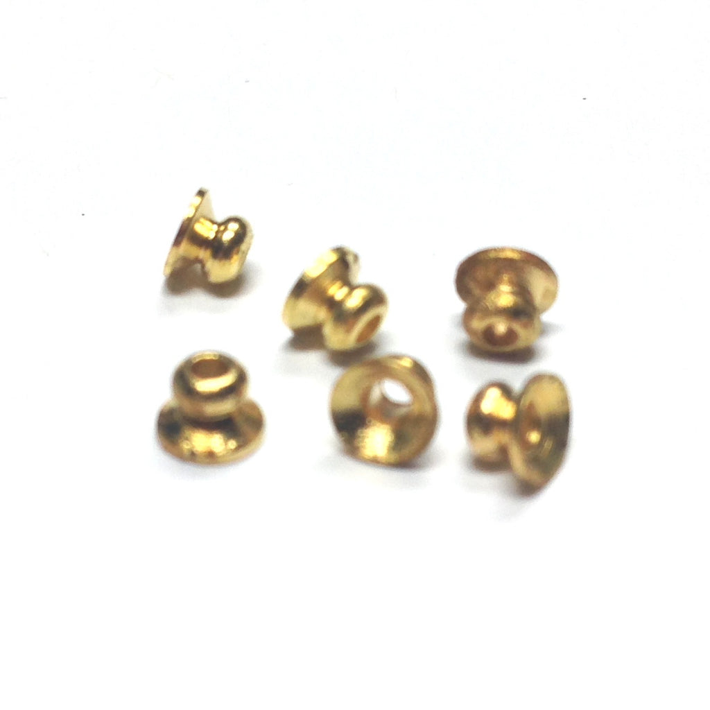 3MM Gilt Ball With 4MM Bead Cap (144 pieces)