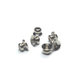 3MM Nickel Ball With 4MM Bead Cap (144 pieces)