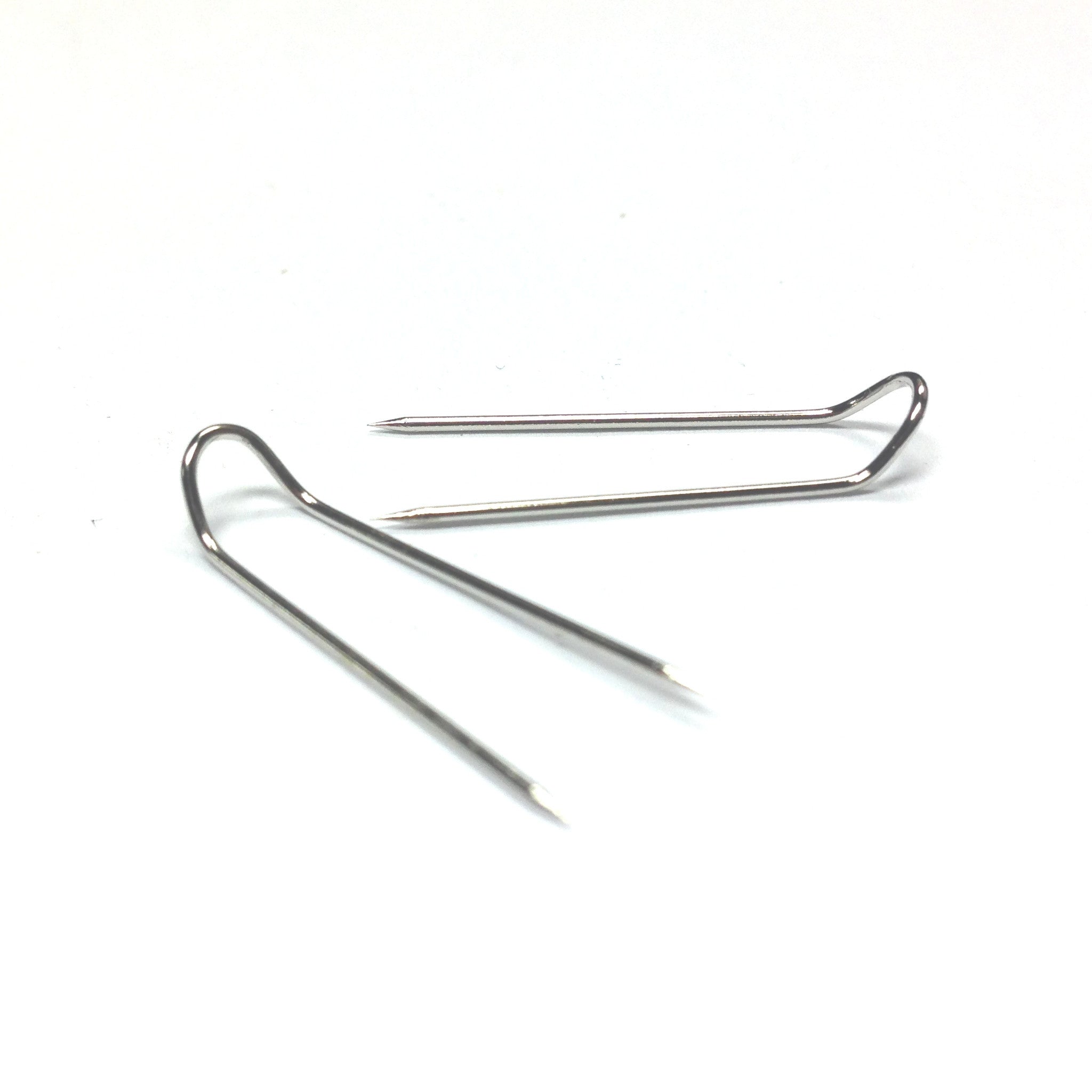 Nickel U Pins (Display) (7/8" Long) (1000 pieces)