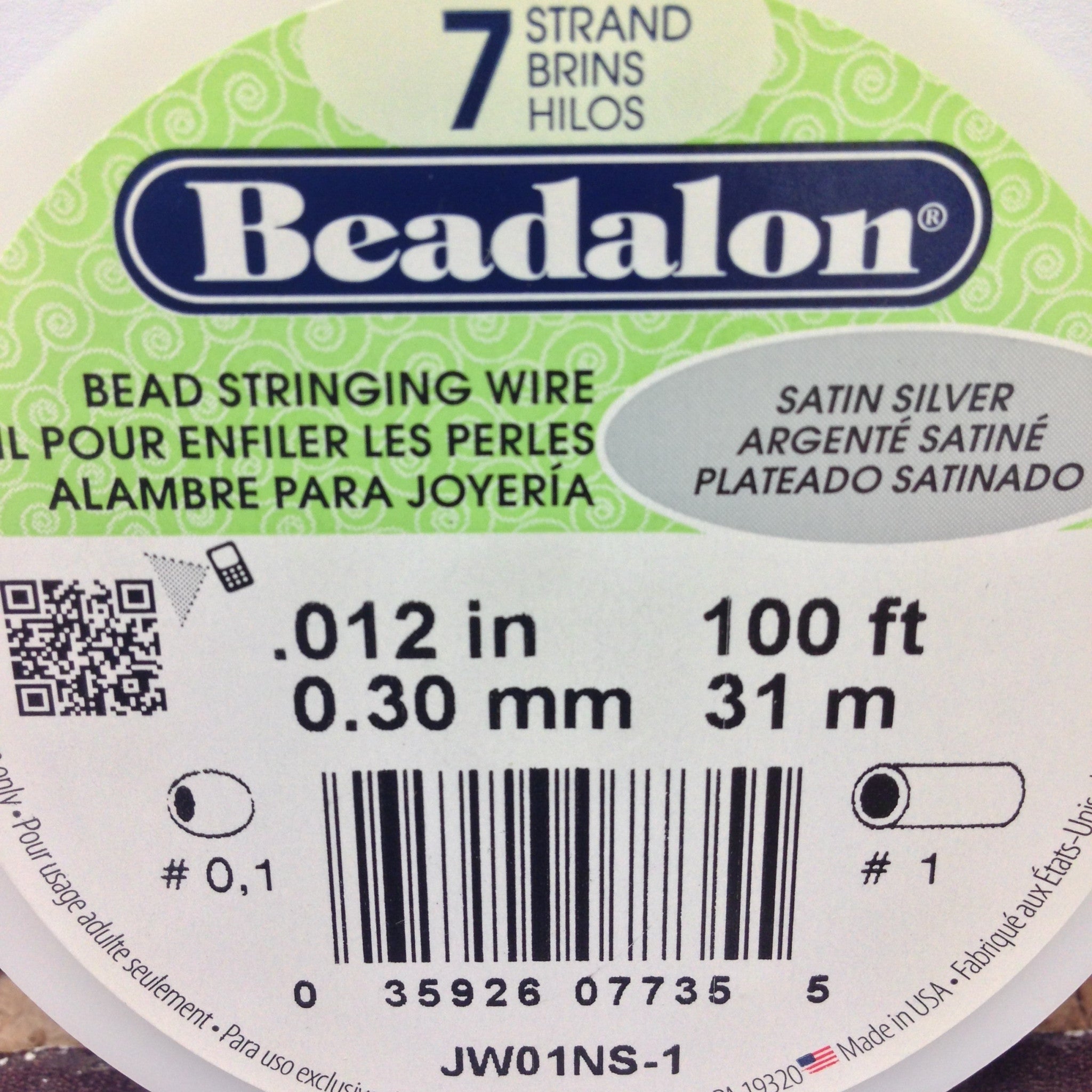 Tiger Tail Beading Wire 7-strand 12m Silver