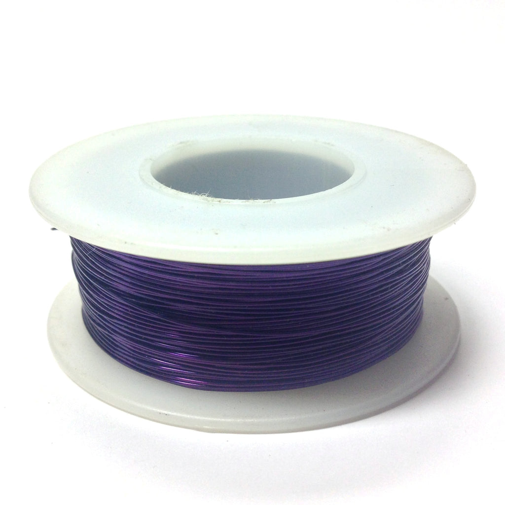 #28 Purple Copper Wire 4 Oz Spool (~500 Ft) (1 pieces)