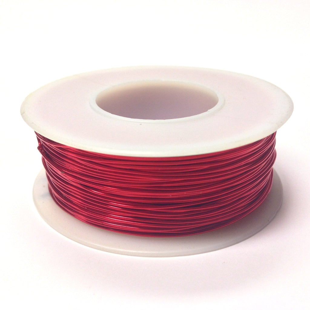 #22 Red Copper Wire 4 Oz Spool (~125 Ft) (1 pieces)