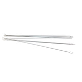 #5 (.010) Steel Twisted Needle (Rnd Eye) 50 Pcs/Pk