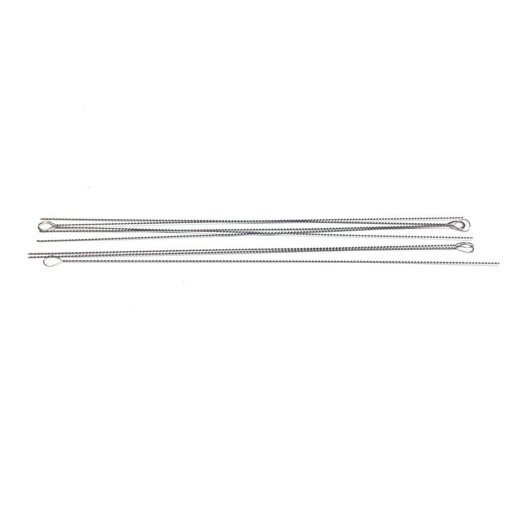 #6 (.012) Steel Twisted Needle (Rnd Eye) 50 Pcs/Pk