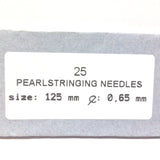 5" German Prl Stringing Needle 125X.65MM (25 Pc.Pk)