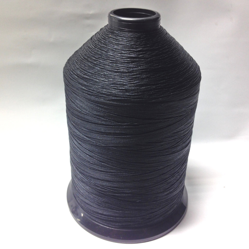 #138 Blk Bonded Nylon Thread-1/2 Lb Cone *