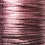 Size #1 - 2MM Antique Mauve Satin Cord (Rattail) 144 Yds