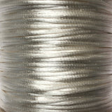 Size #2 - 3MM Ivory Satin Cord (Rattail) 144 Yds