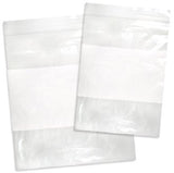 4"X6" Self Seal Bag w/White Block 2 Mil (100 Pieces)
