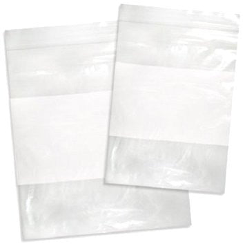 6"X9" Self Seal Bag w/White Block 2 Mil (1,000 Pc./Box)