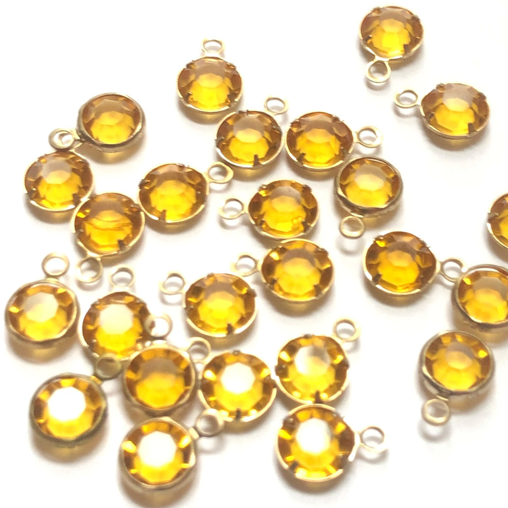 Ss29 Channel 1 Ring Topaz/Brass (48 pieces)