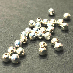 .925 Sterling 5MM Round Bead (12Pc/Pk)