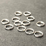 .925 Sterling 4.5MM Round Split Ring (24Pc/Pk)