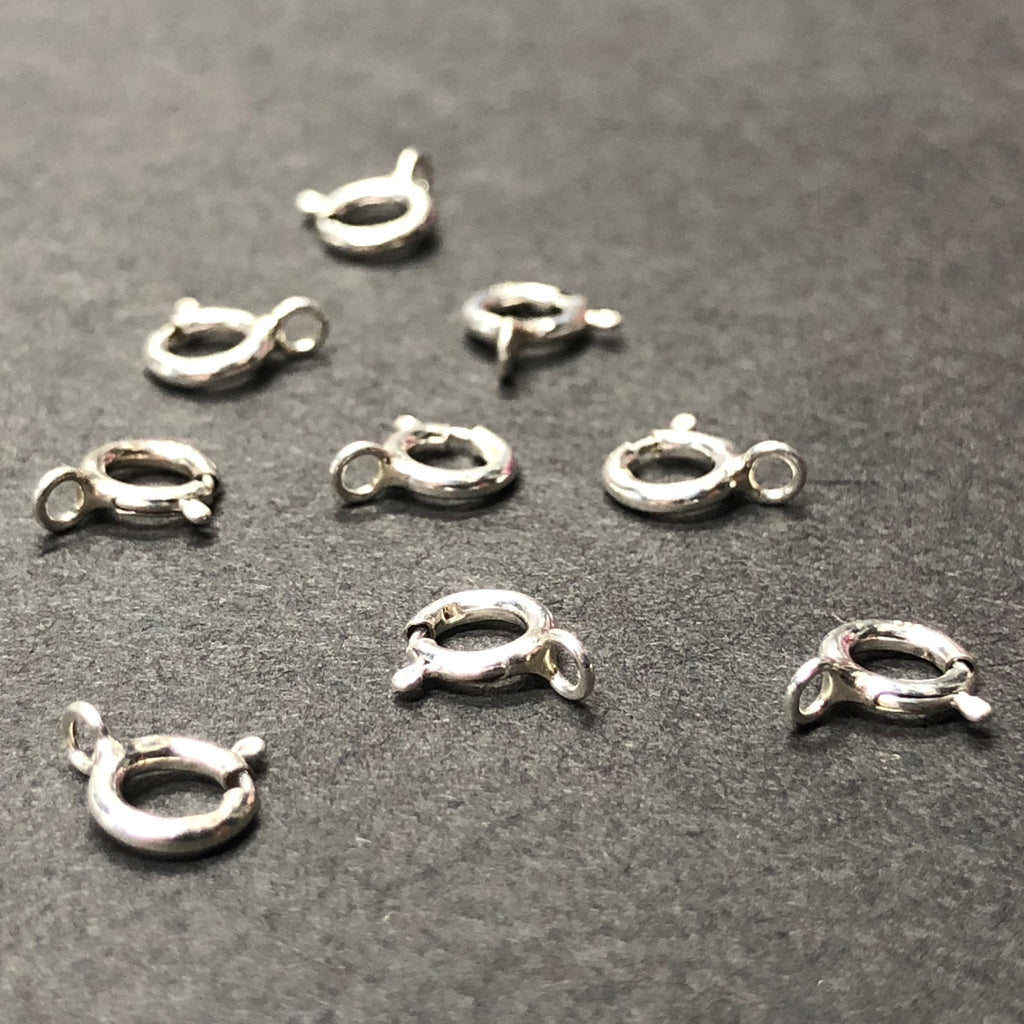 .925 Sterling 5MM Spring Ring (24Pc/Pk)