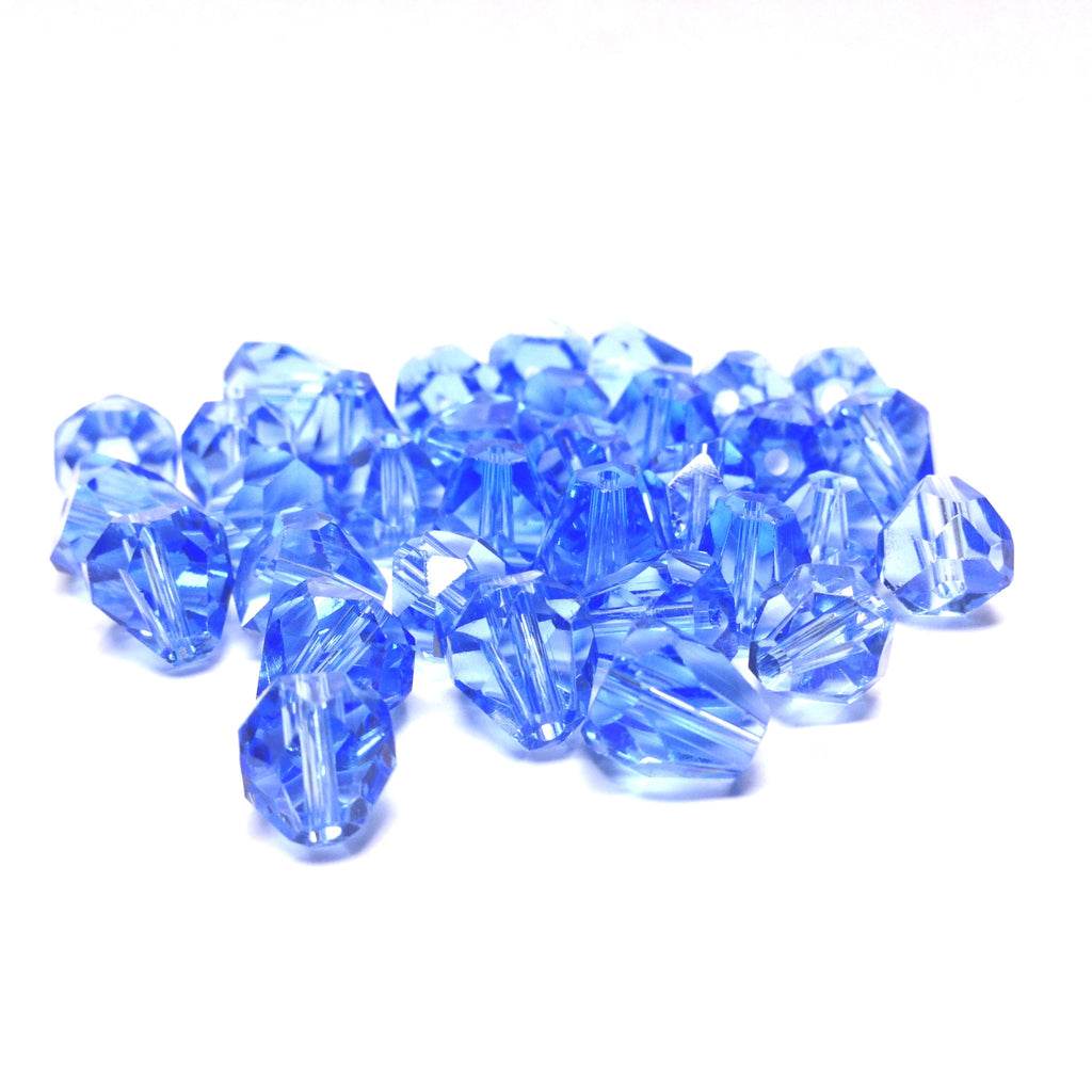 6MM Sapphire Tin Cut Pear Bead (144 pieces)