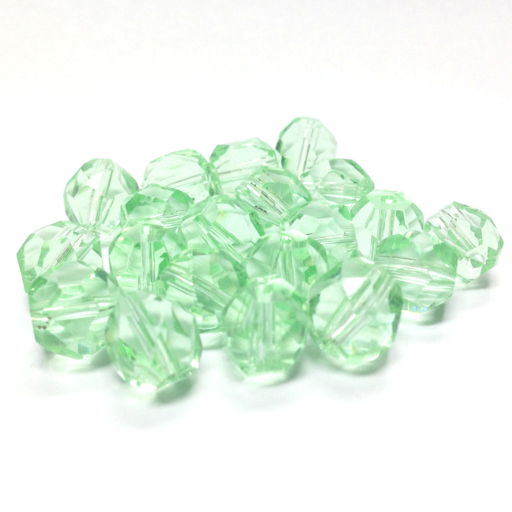 8MM Peridot Tin Cut Bead (72 pieces)