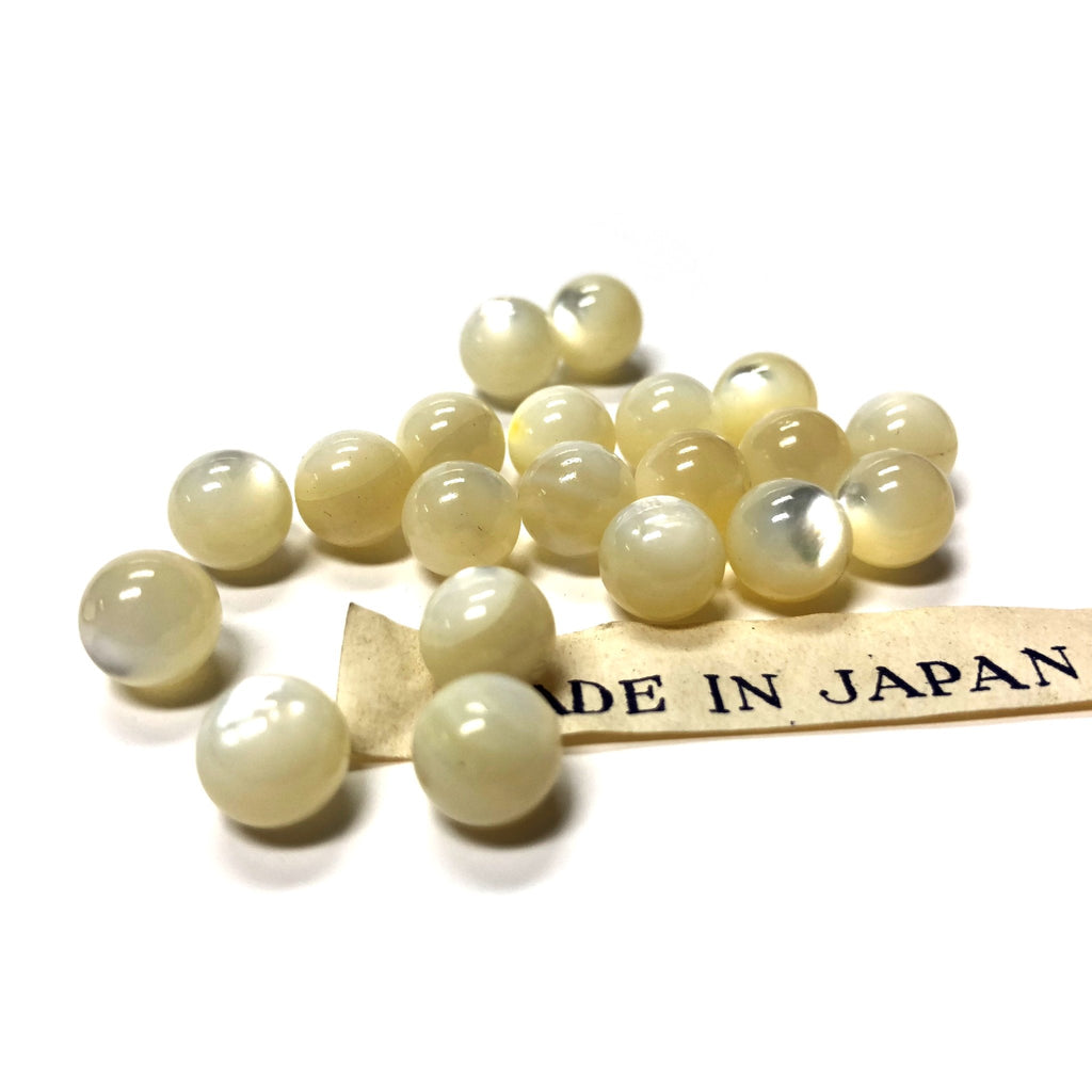 10MM Mother Of Pearl 1-Hole Ball (72 pieces)