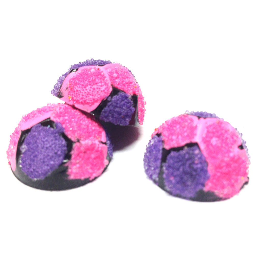 20MM Hot Pink/Lilac Spotted Cab (12 pieces)