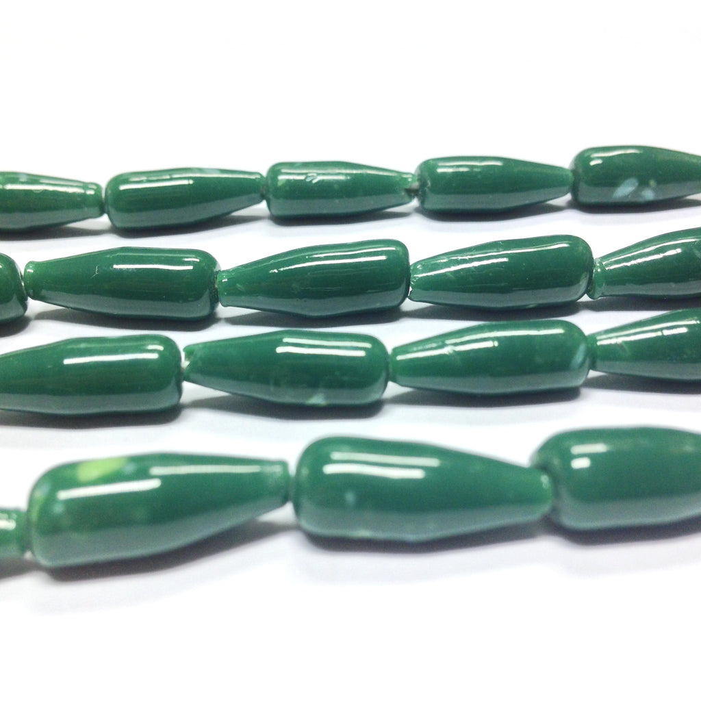 20X6MM Jade Glass Pear Bead (30 pieces)