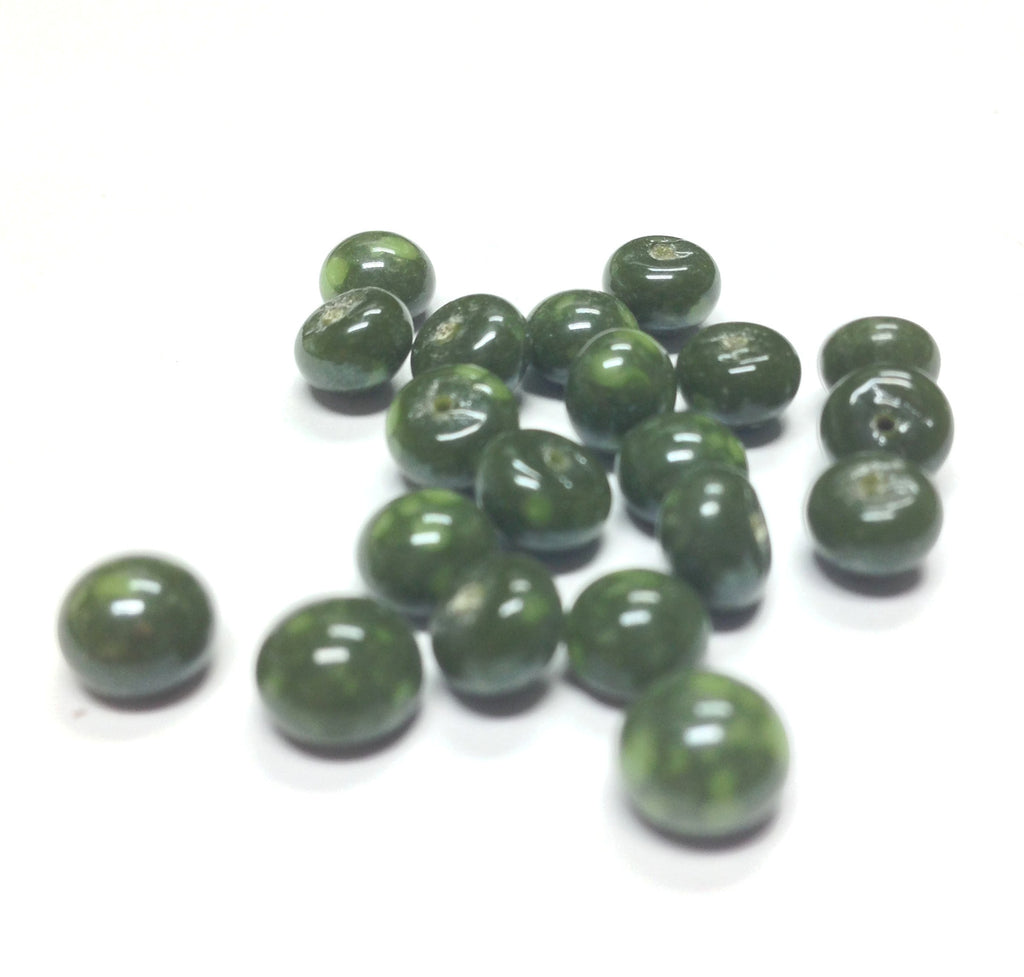 6MM Jade Glass Cab (144 pieces)