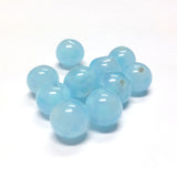 10MM Blue Spotted Glass Bead (72 pieces)