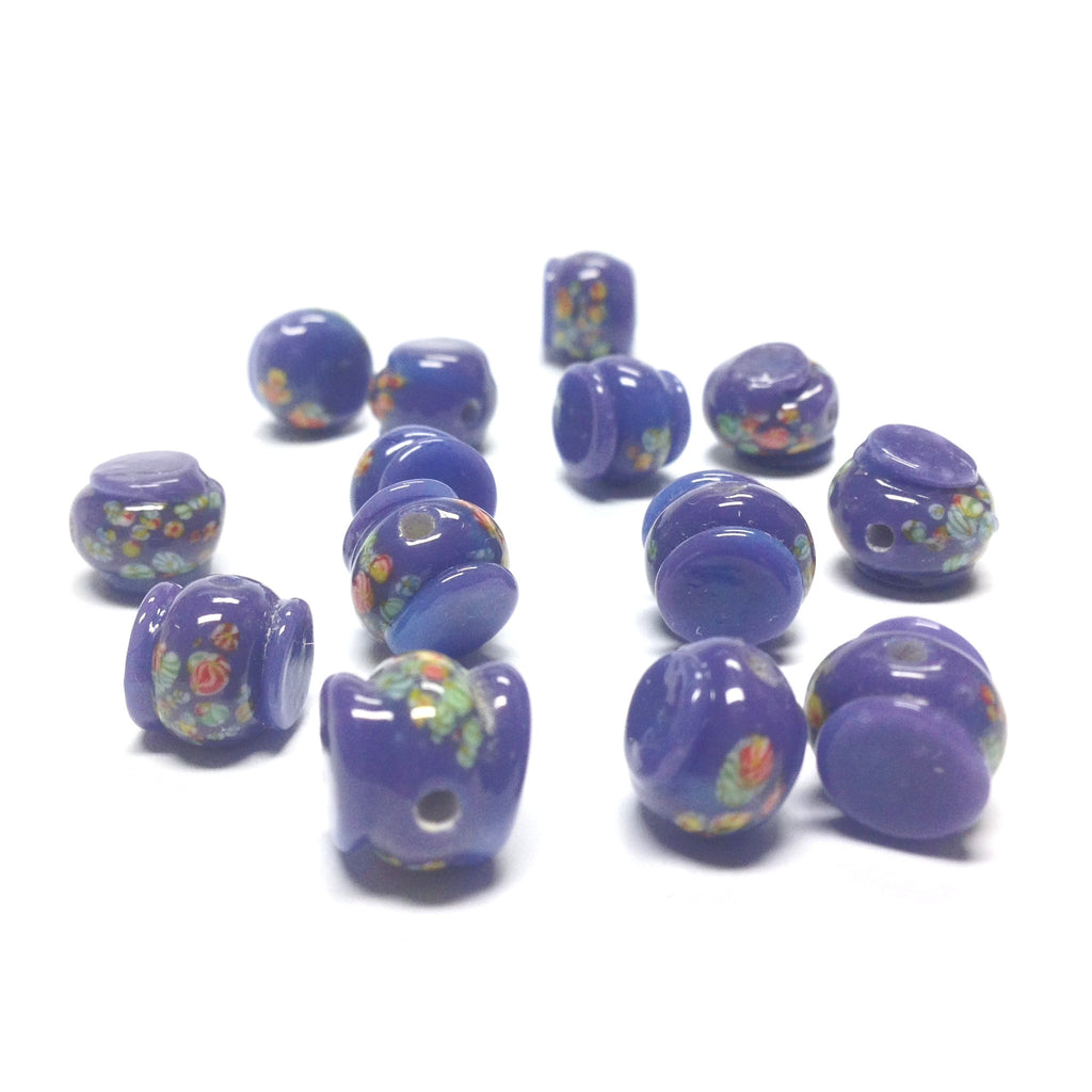 11MM Lilac Tombo Glass Drum Bead (36 pieces)