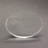 50X36MM Oval Crystal Plexi Magnifying Lens (4 pieces)