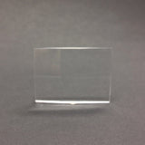 37X27MM Rectangle Crystal Plexi Magnifying Lens (4 pieces)