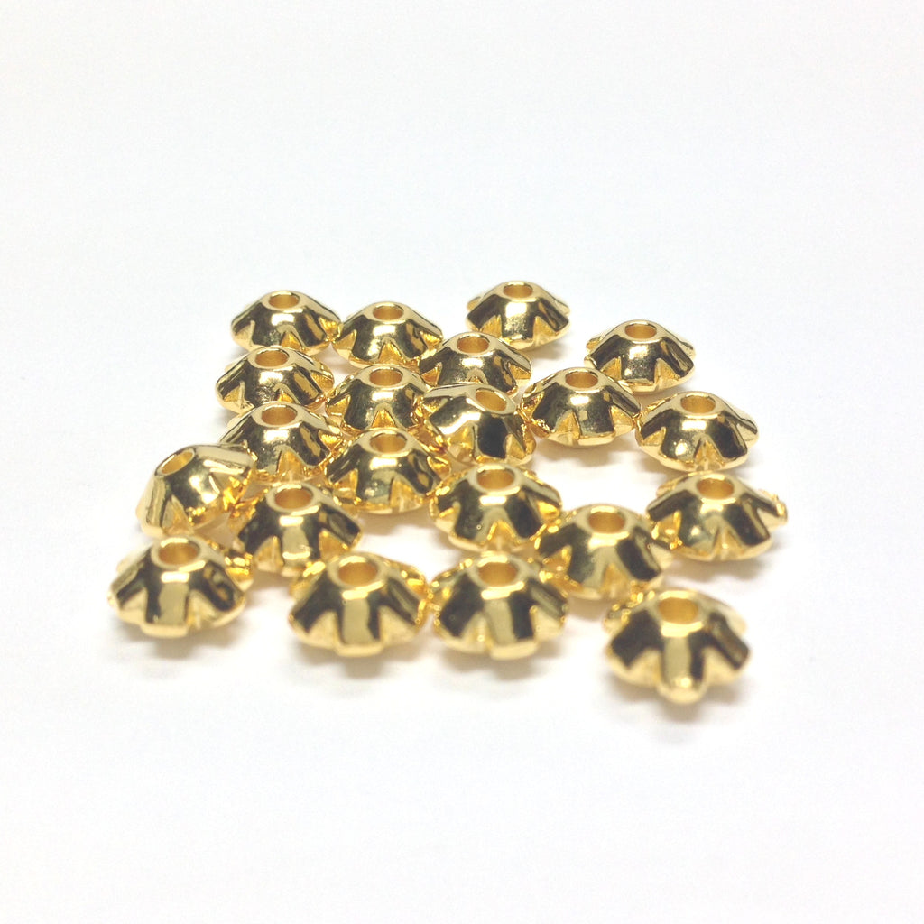 6MM Hamilton Gold Rondel (144 pieces)