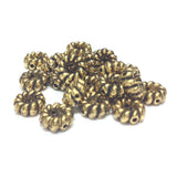 9MM Ant.Ham.Gold Fancy Ring Bead (144 pieces)