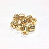 6MM Hamilton Gold Tube Bead (72 pieces)