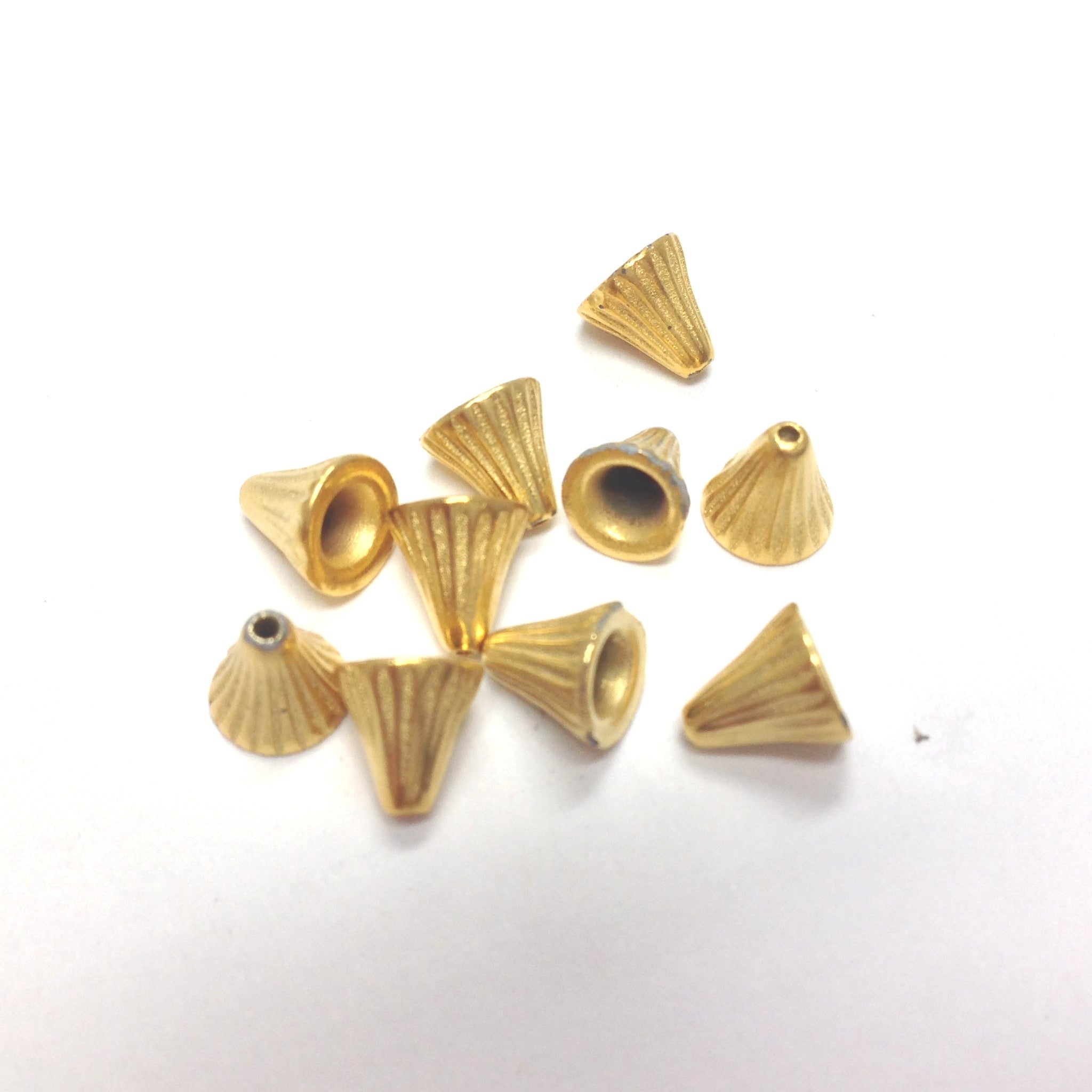 6MM Hamilton Gold Fluted Cap (144 pieces)