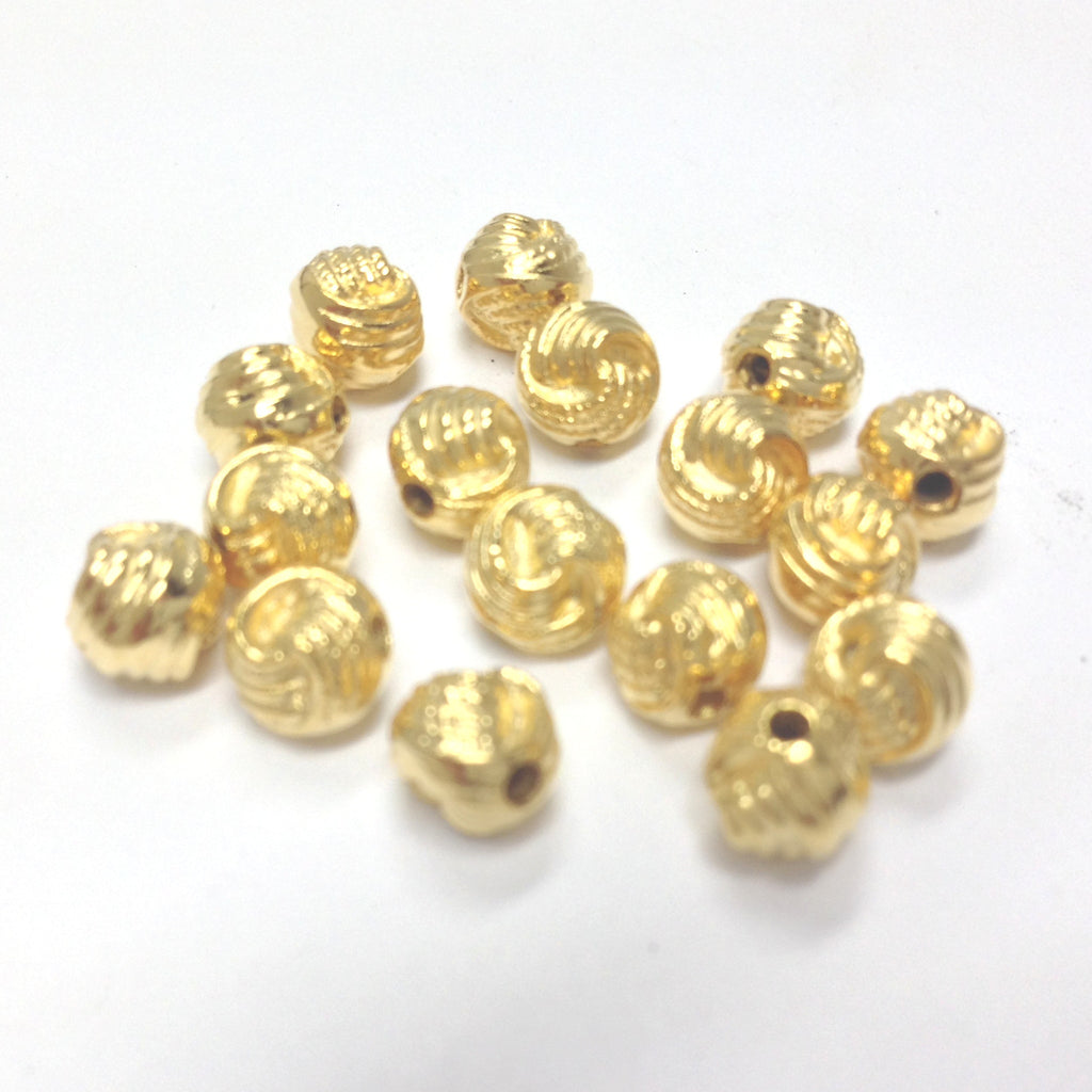 6MM Hamilton Gold Knotted Rope Bead (144 pieces)