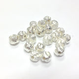 6MM Silver Knotted Rope Bead (144 pieces)