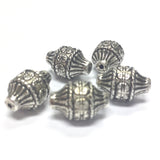 18X13MM Antique Silver Lantern Bead (24 pieces)