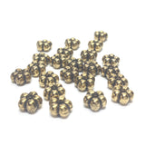 8MM Ant.Ham.Gold Flower Rondel (144 pieces)