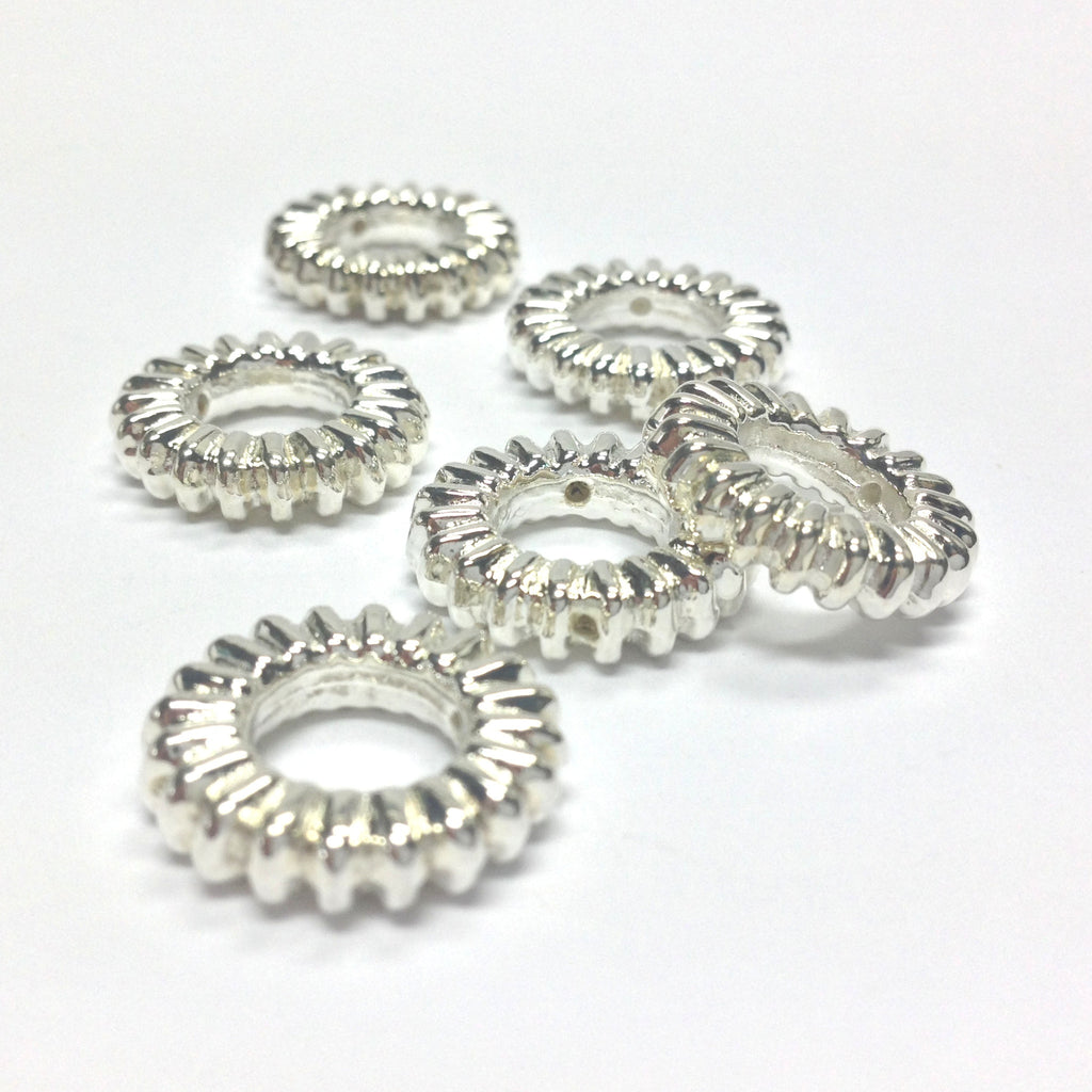 16MM Silver Ring Bead (36 pieces)