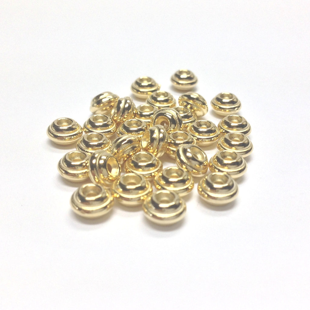 6MM Hamilton Gold Rondel (144 pieces)
