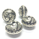 18X13MM Fancy Ant. Silver Bead (12 pieces)