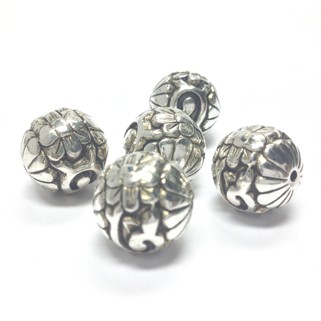 6MM Ant.Silver Scarabee Bead (144 pieces)